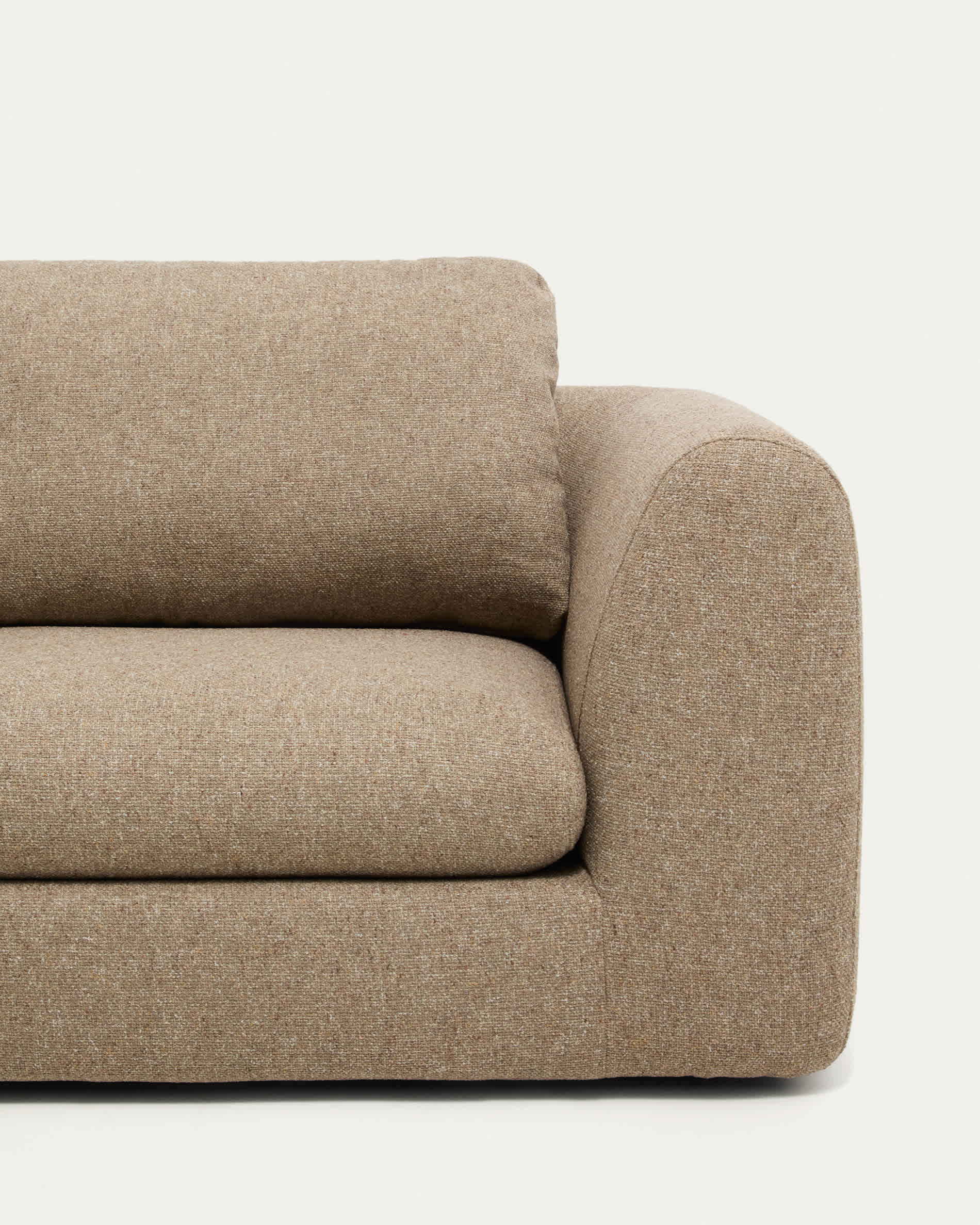 Vera light brown 6-seater sofa 410 cm FSC Mix Credit