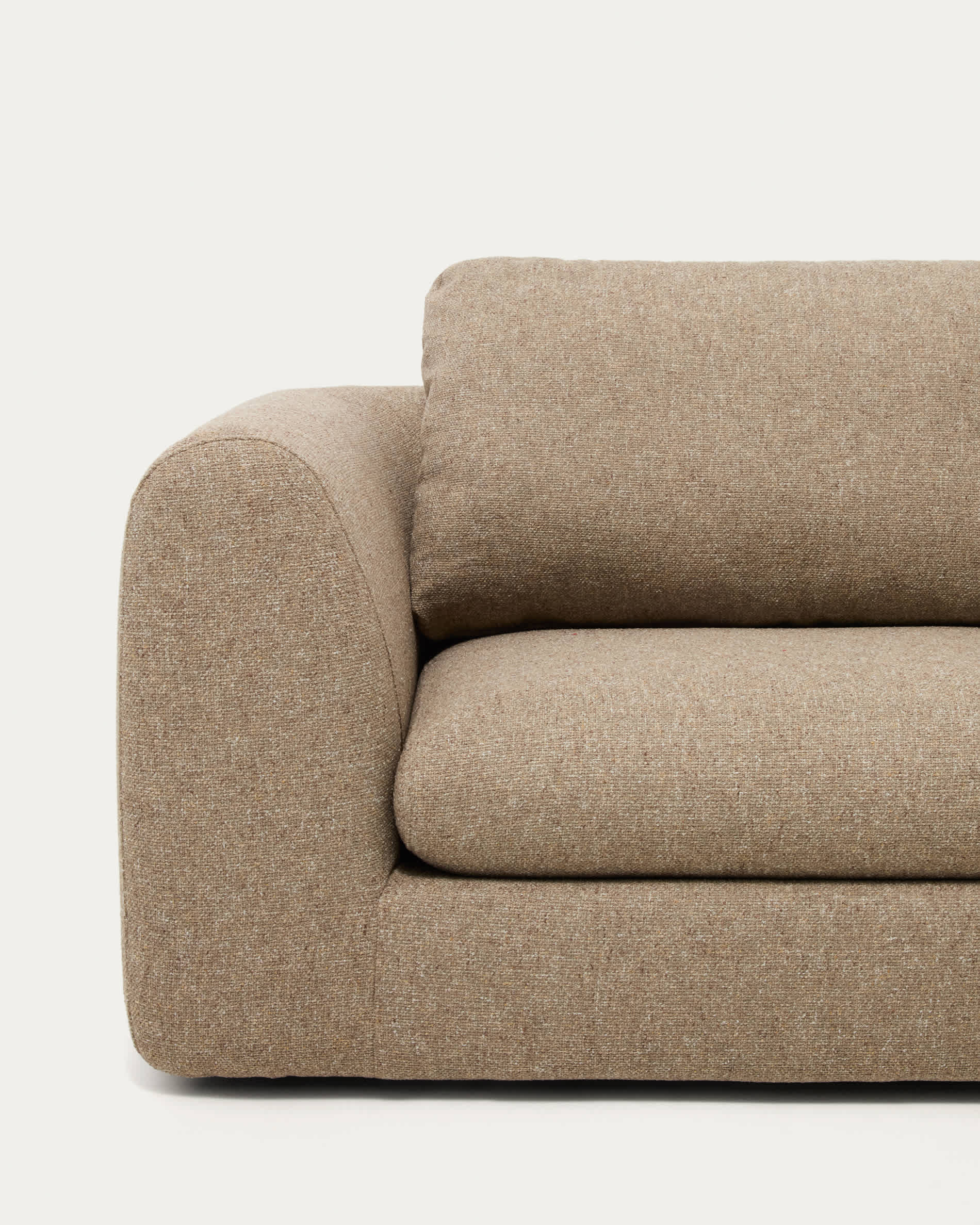 Vera light brown 5-seater corner sofa 330 x 330 cm FSC Mix Credit