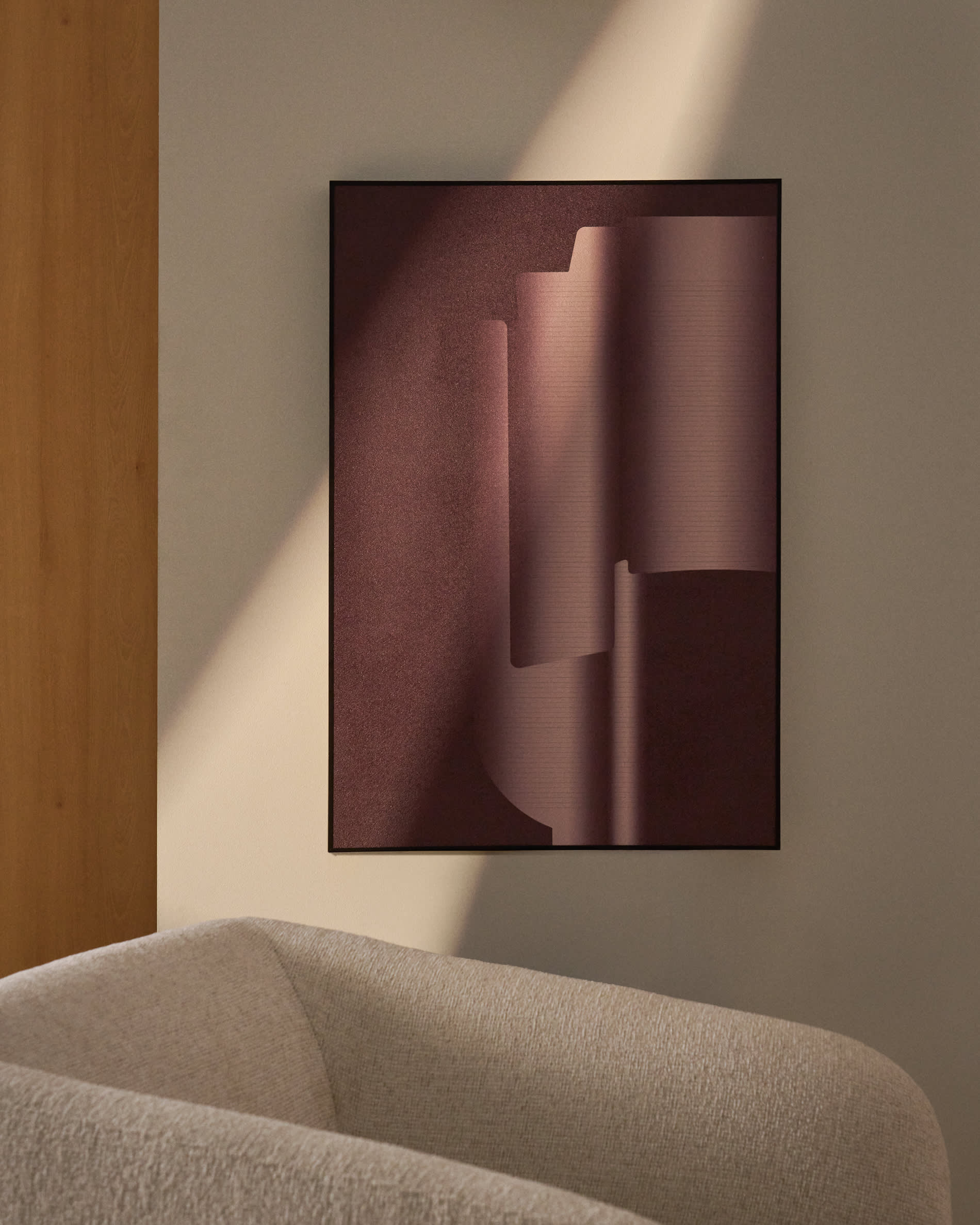 Imaro abstract picture in brown 60 x 90cm