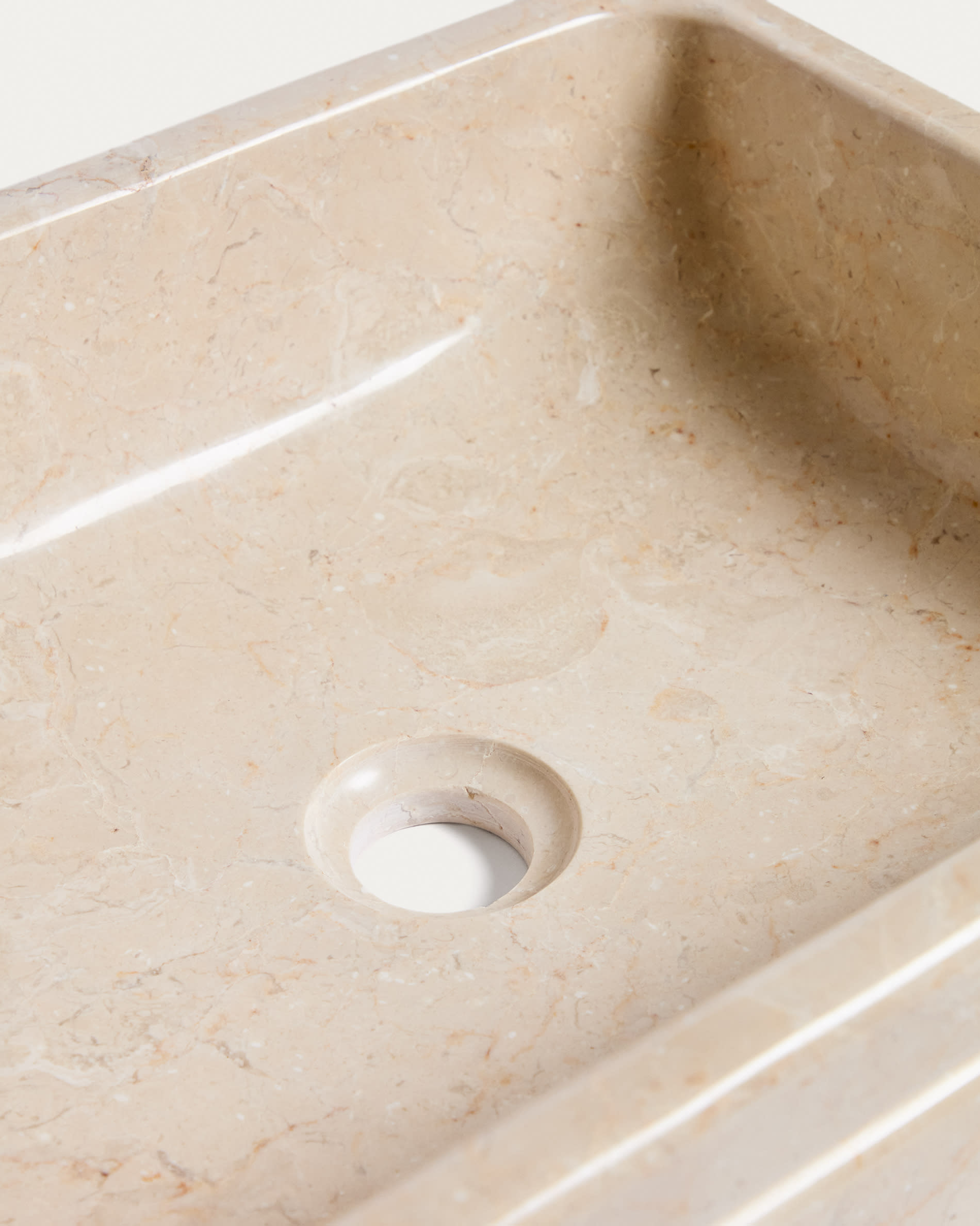 Dalven beige marble countertop washbasin 35 x 45 cm
