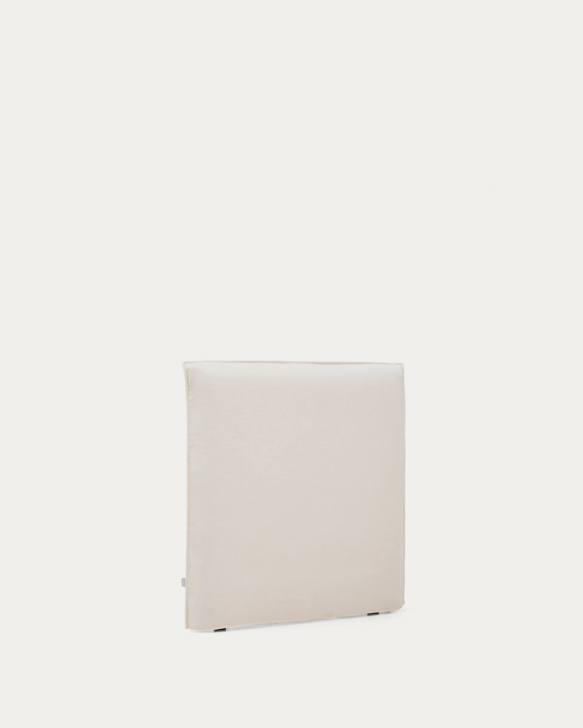 Jaira white chenille headboard with removable cover for beds up to 90cm FSC Mix Credit