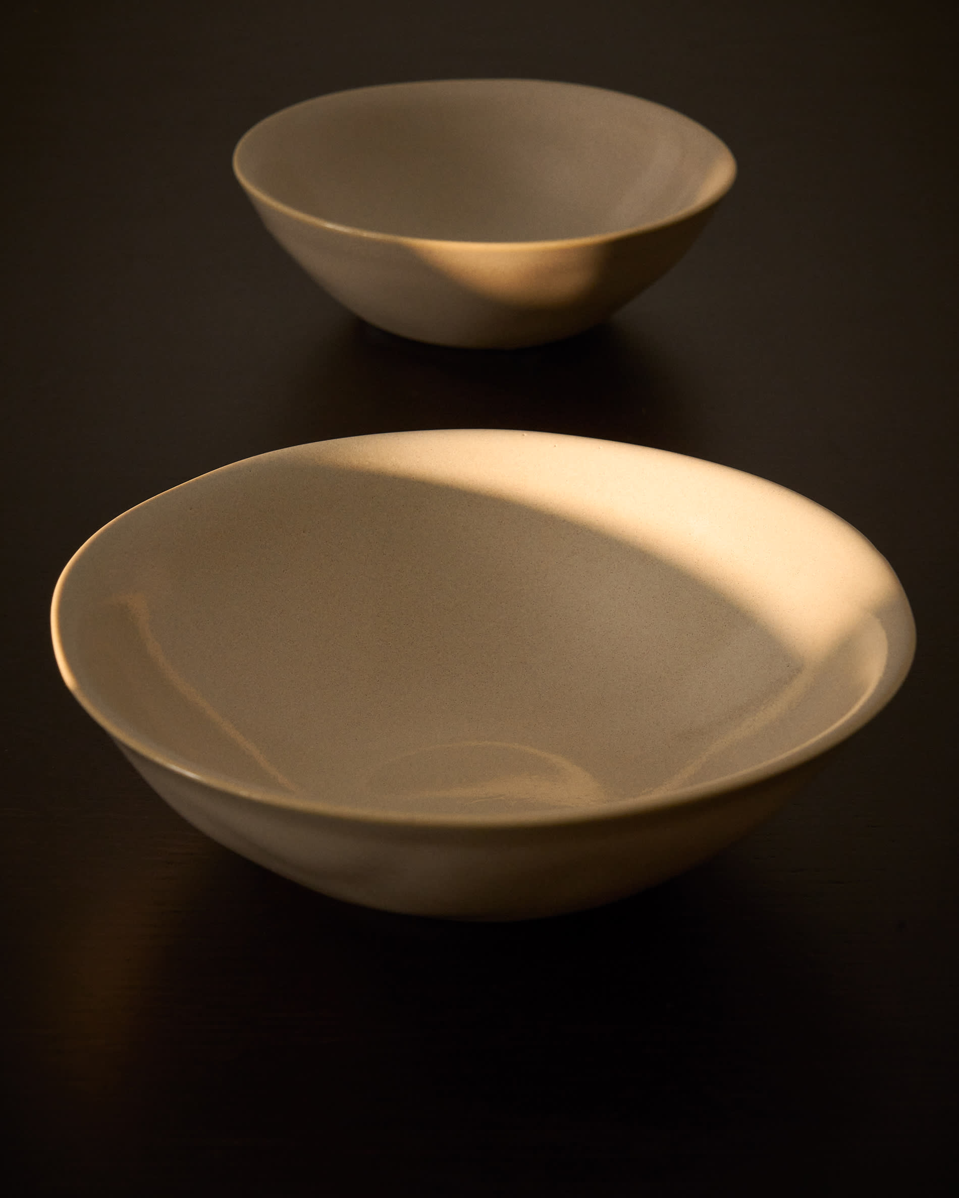 Aderno ivory ceramic soup bowl