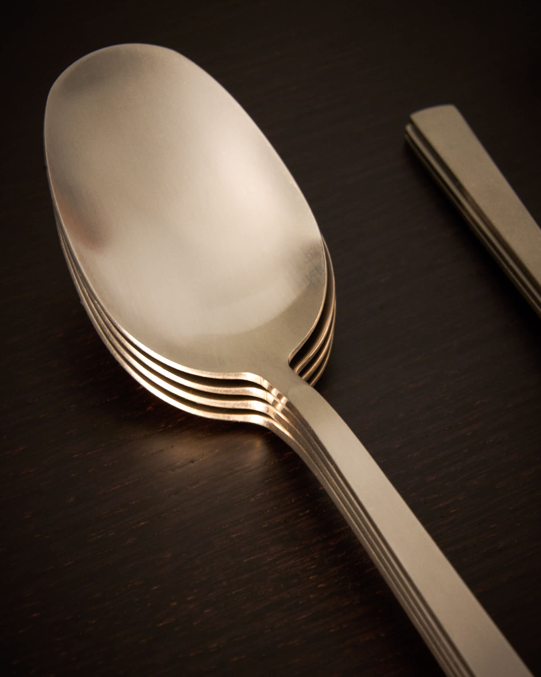Dilora 16-piece stainless steel cutlery set with a matte finish