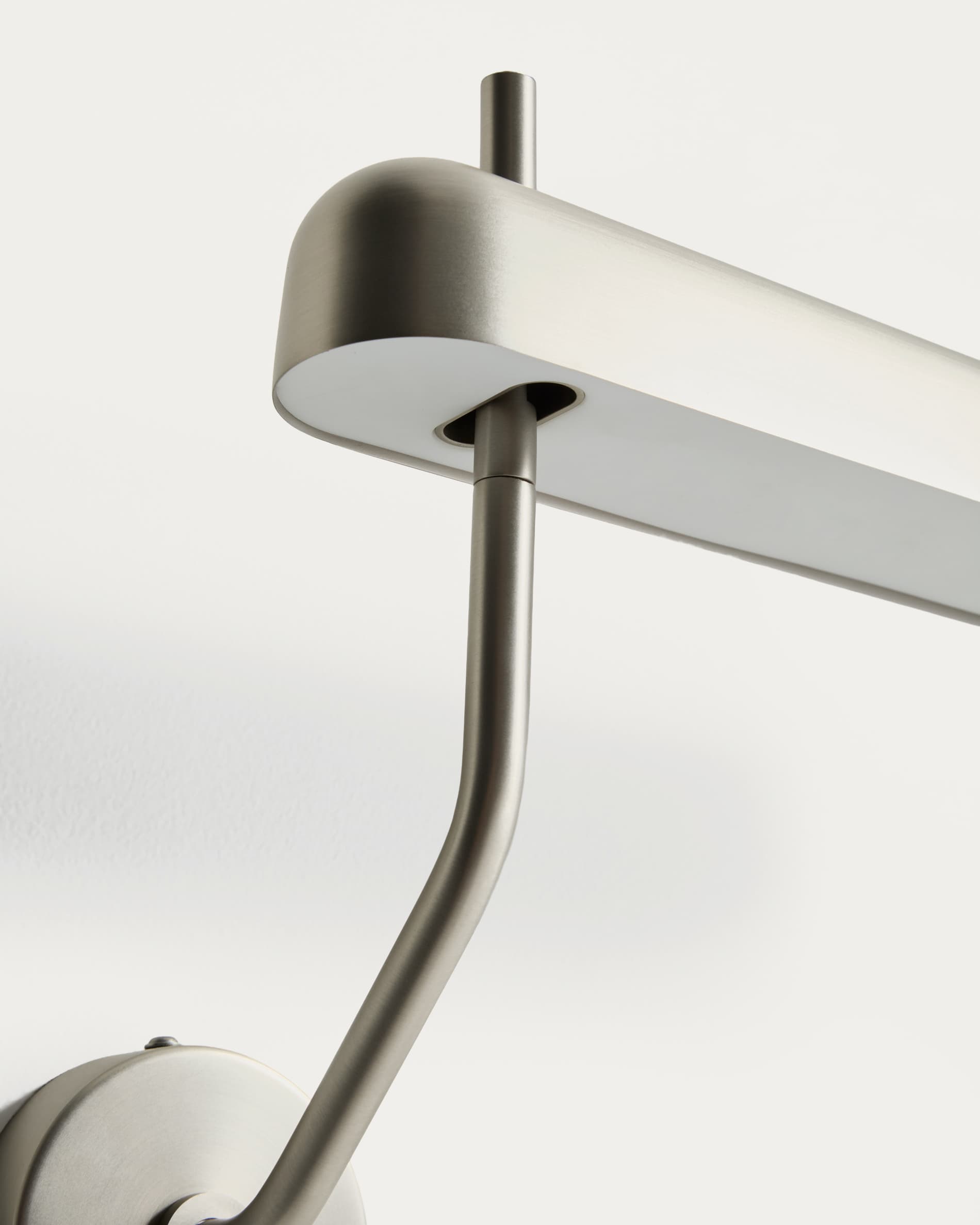 Nelaia wall lamp with grey finish