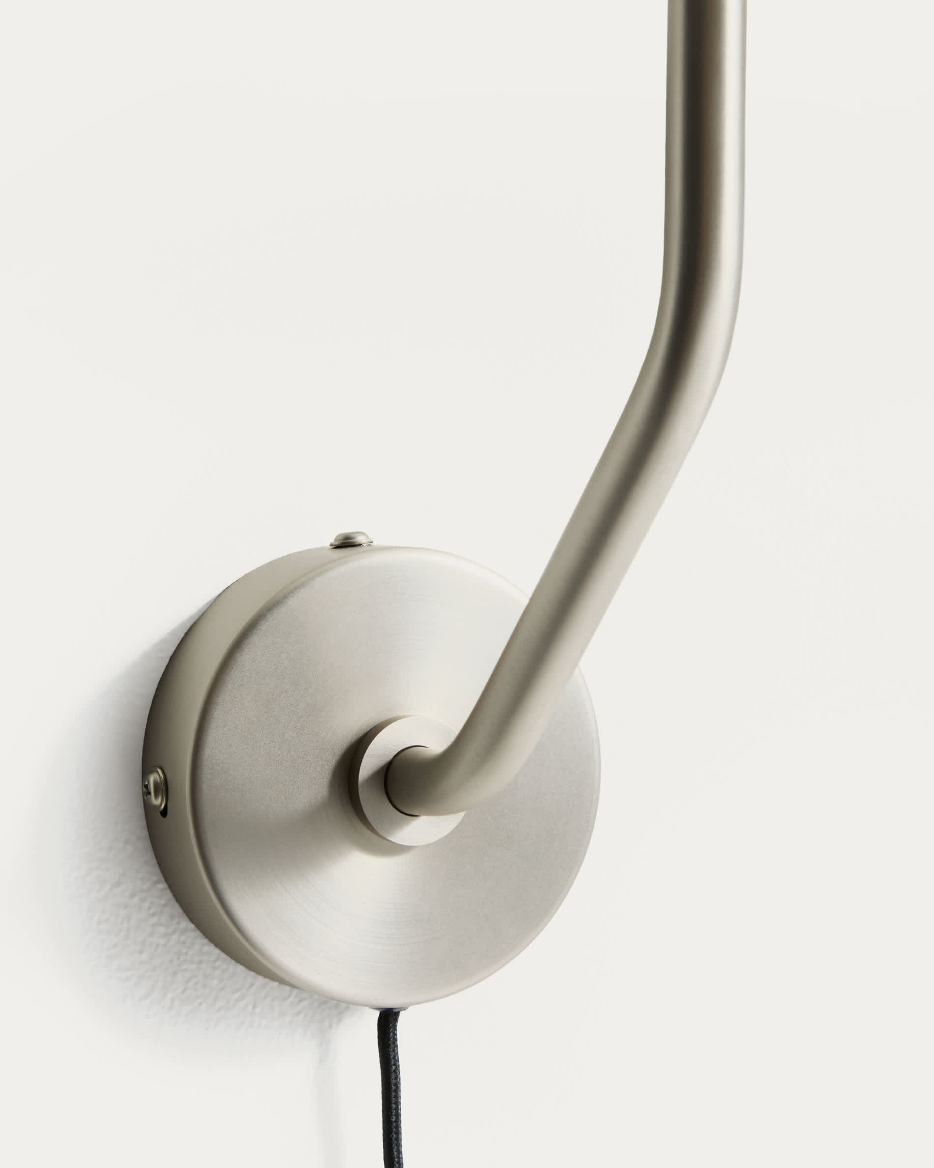Nelaia wall lamp with grey finish