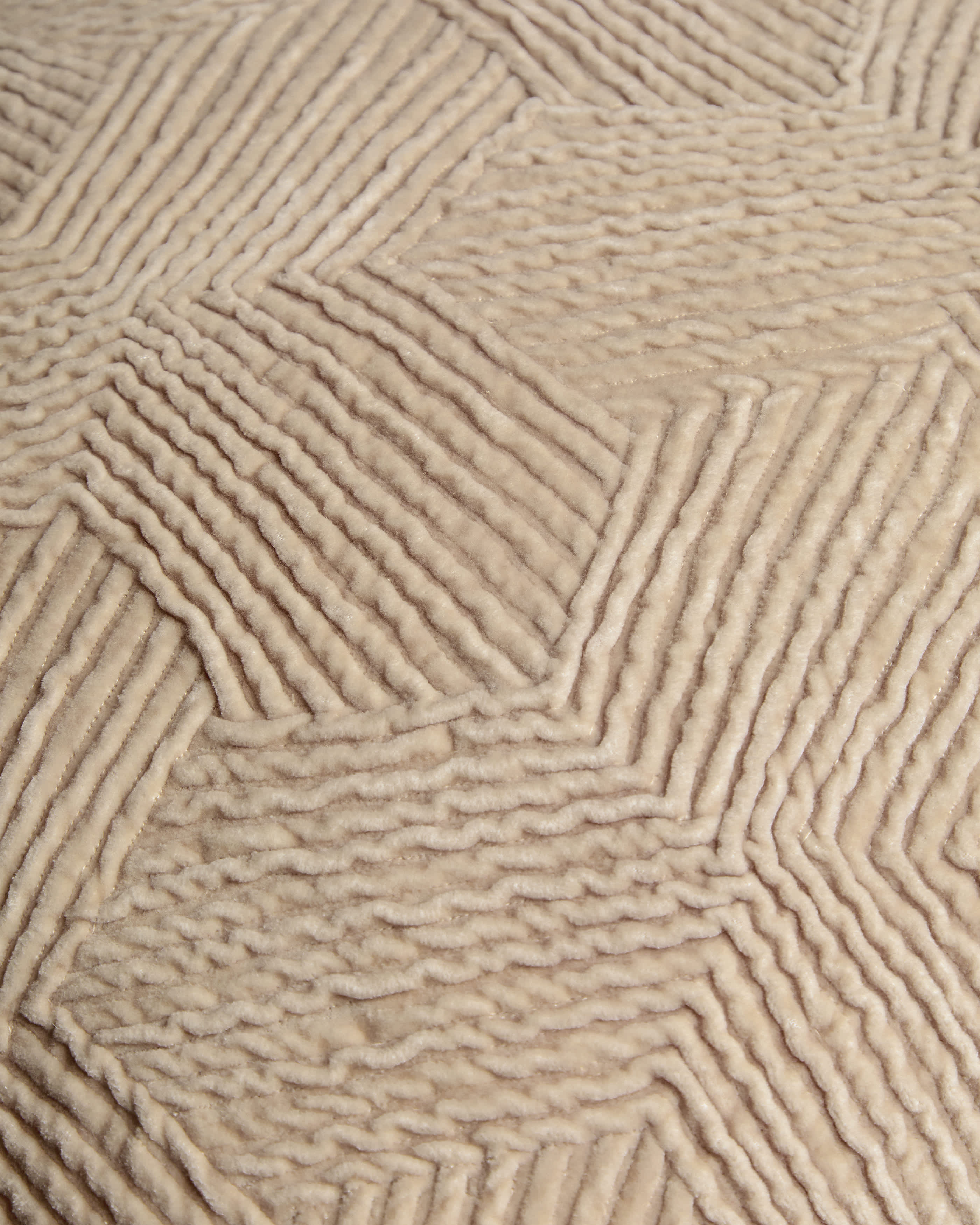 Morine off-white velvet cushion cover 50 x 50 cm