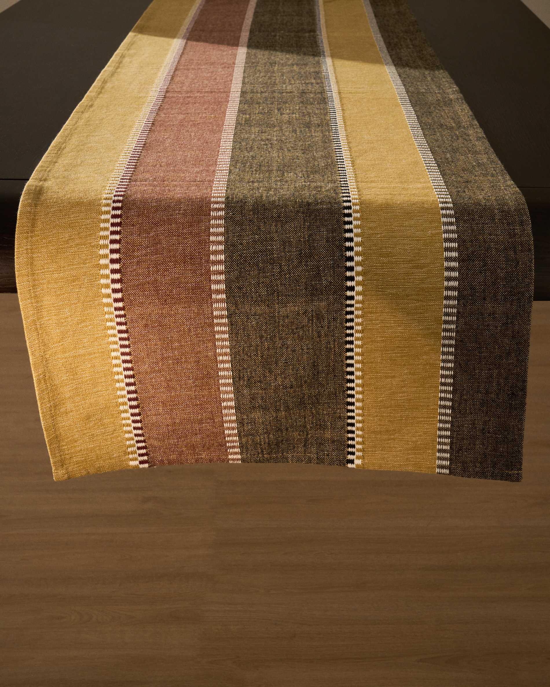 Irasa multicoloured cotton table runner 50 x 150 cm