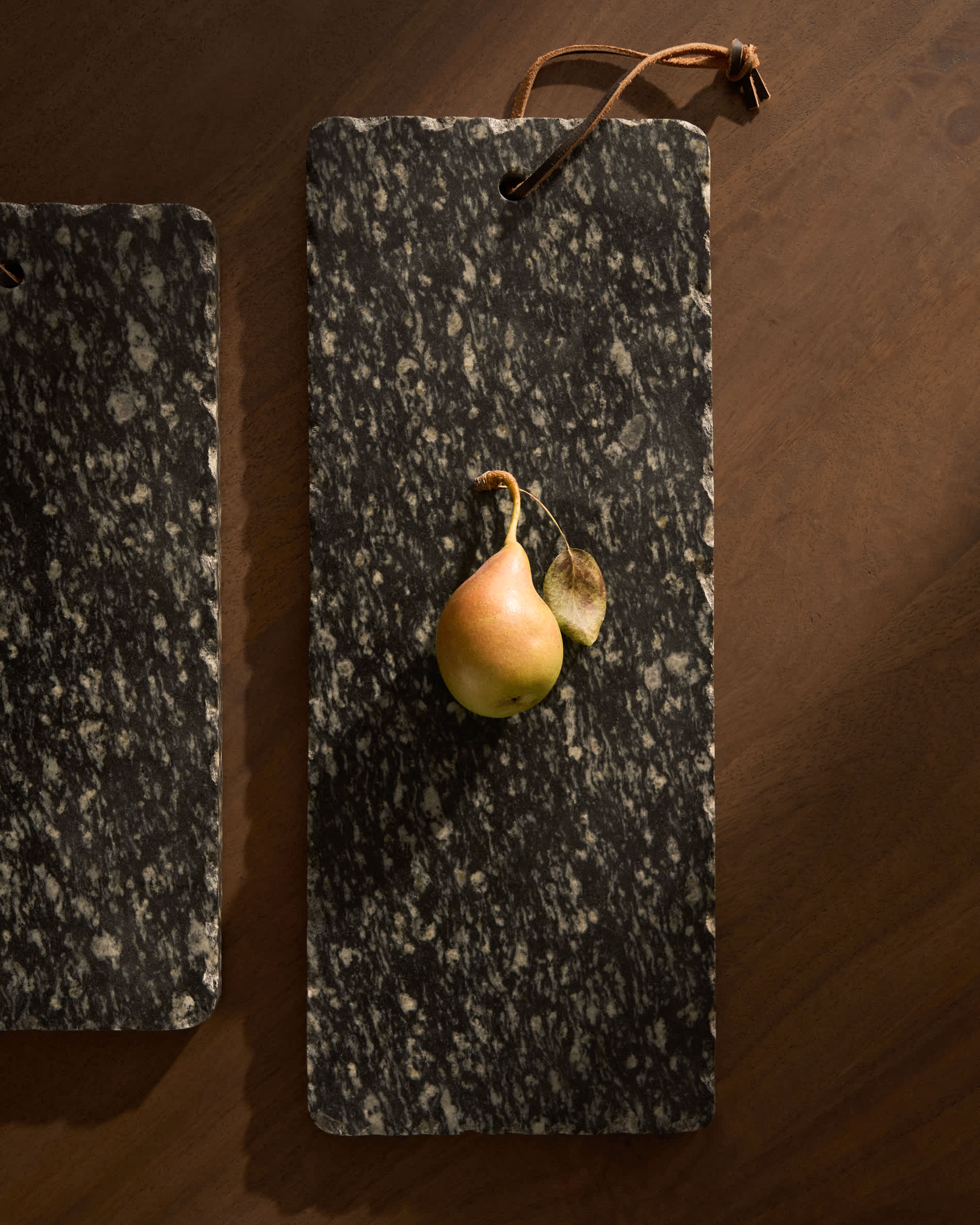 Arlena dark grey granite serving board 38 x 15 cm