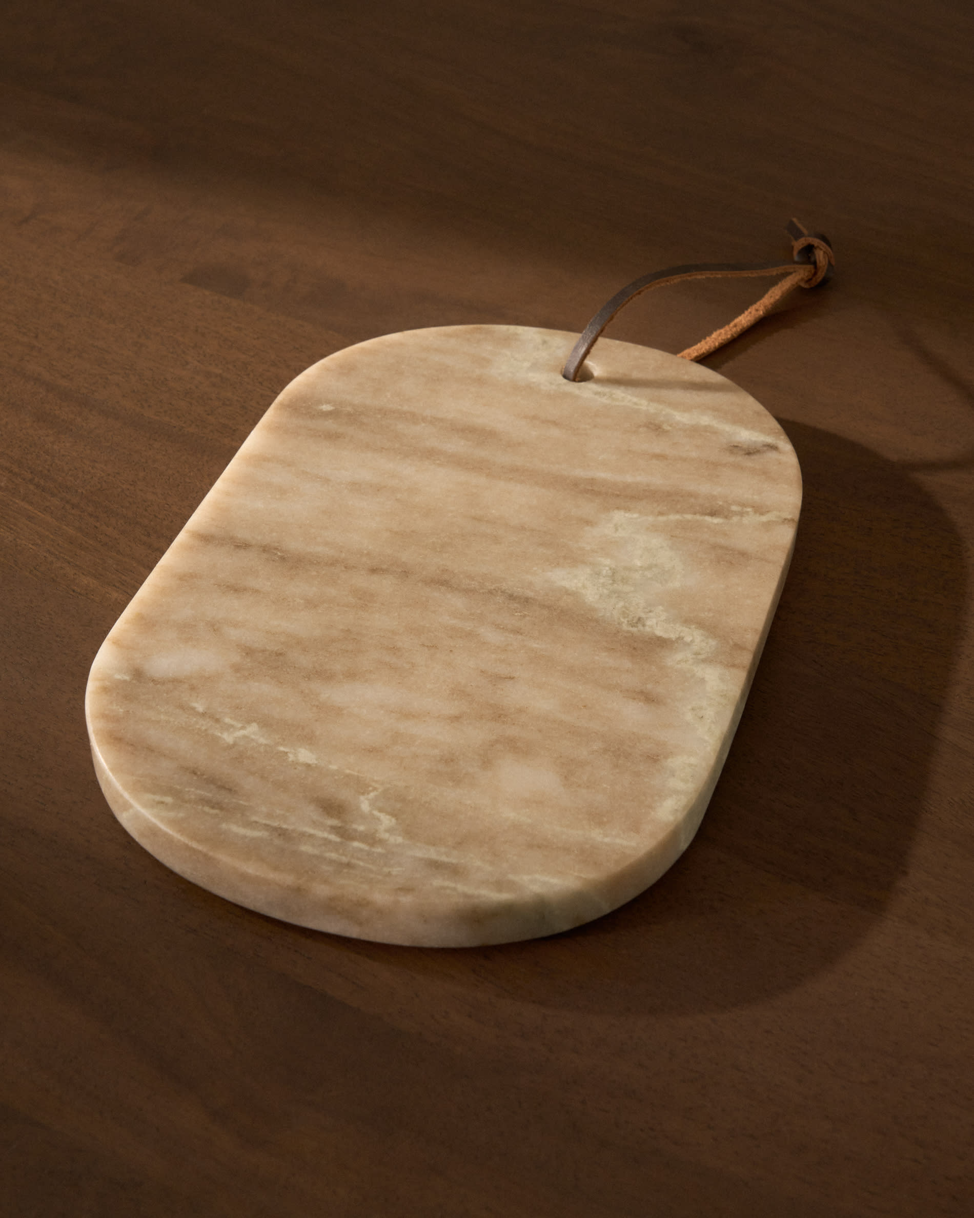Nolvet beige marble serving board 23 x 15 cm