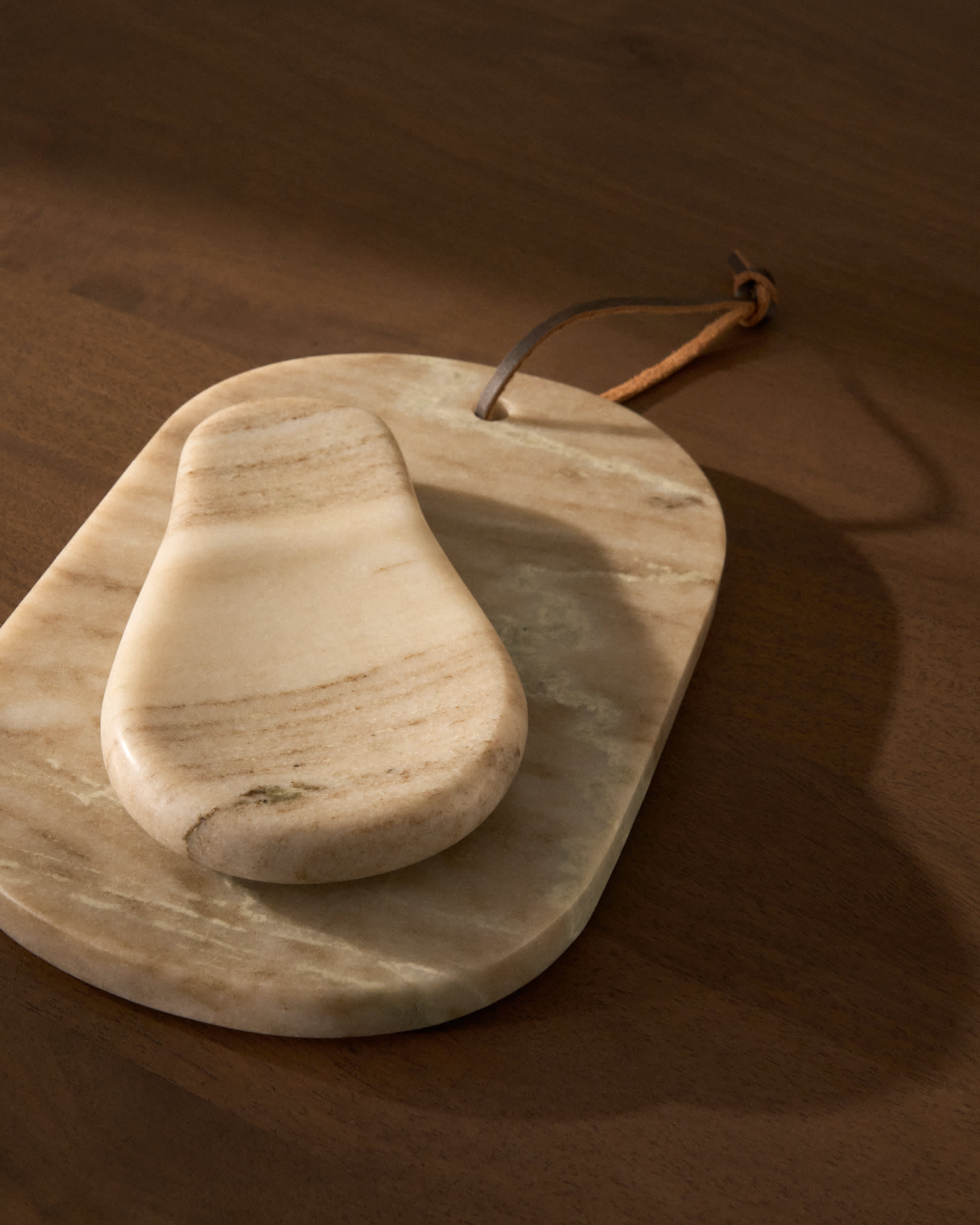 Nolvet beige marble spoon rest