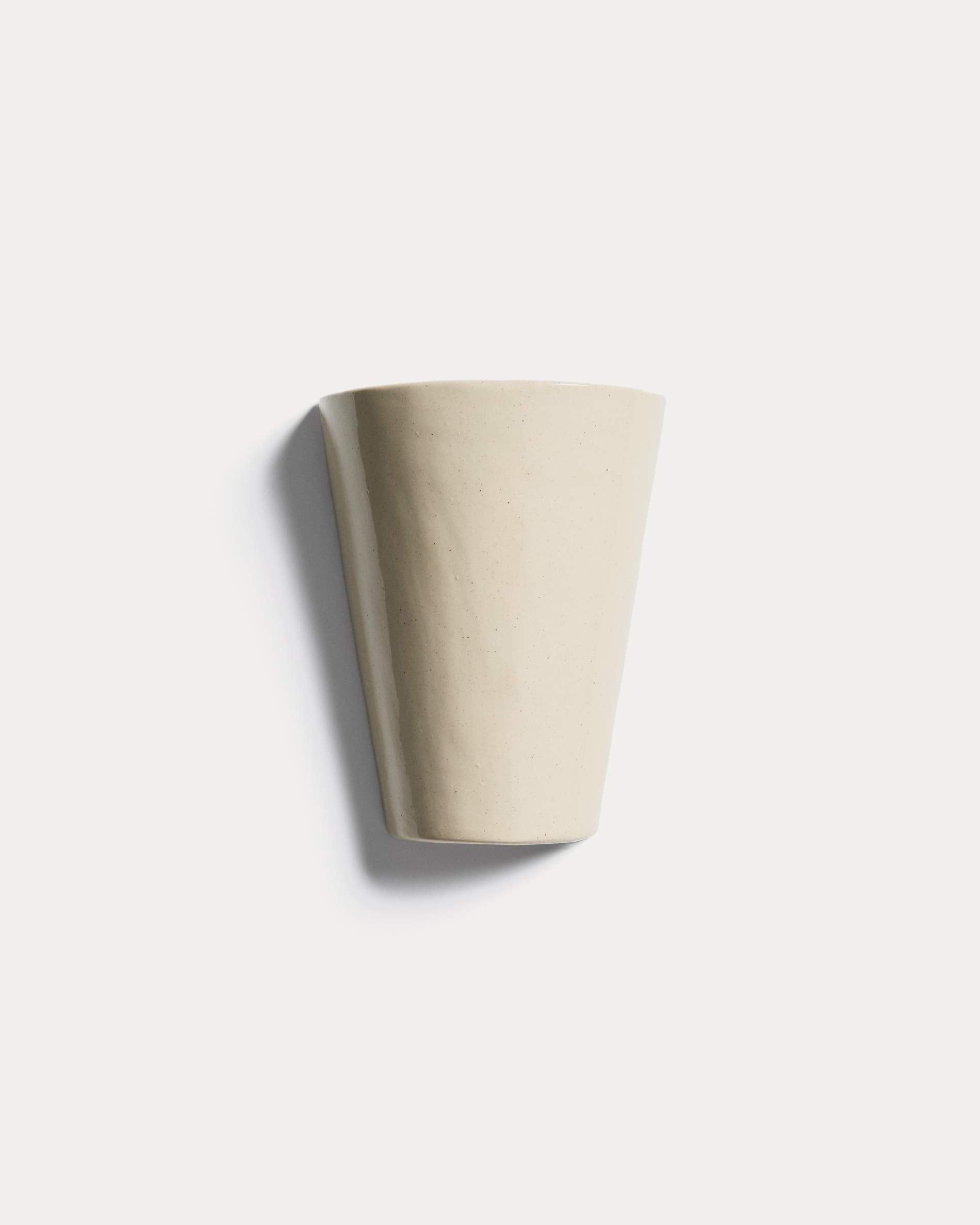 Ceren beige ceramic wall lamp 13 cm