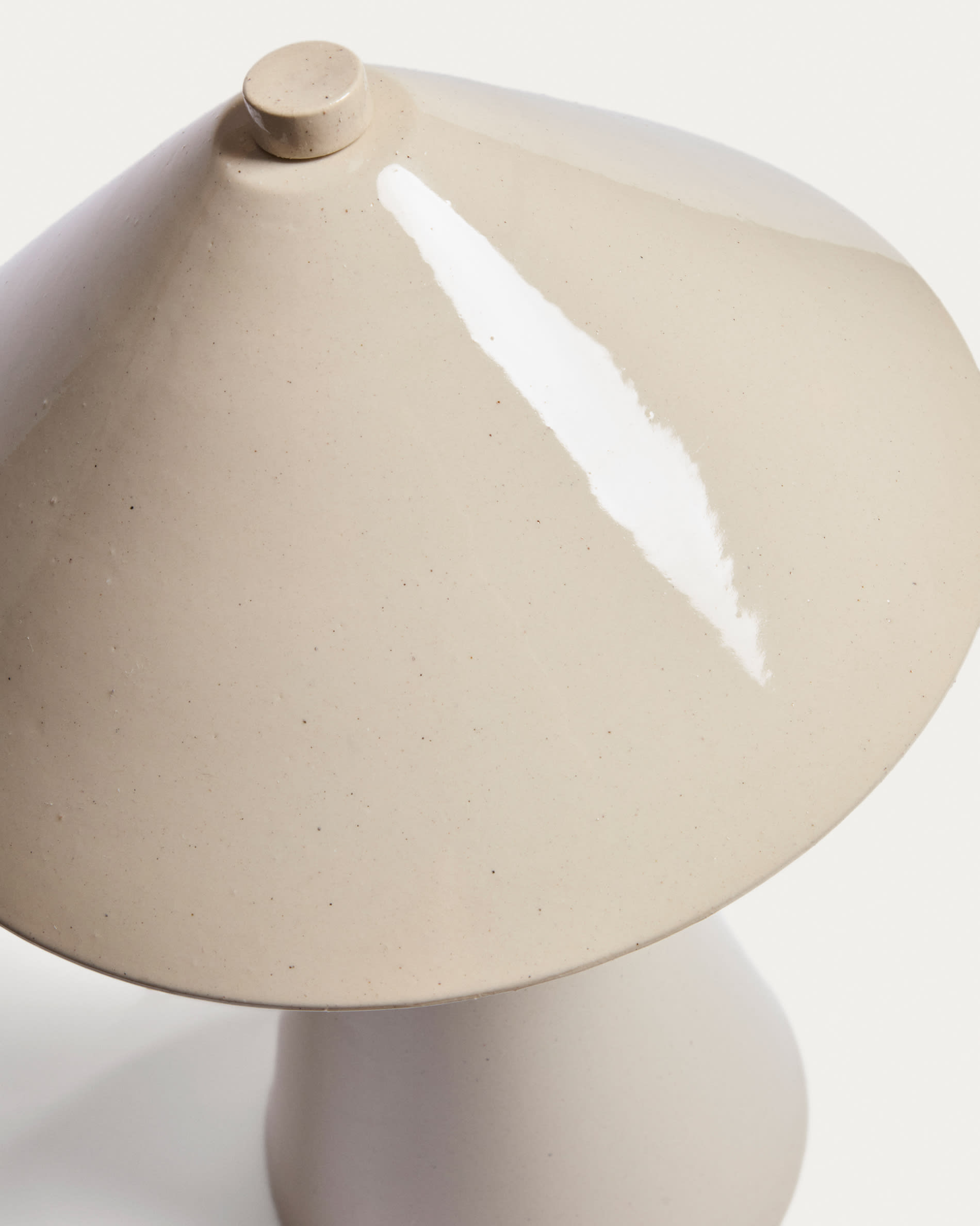 Ceren beige ceramic table lamp 54 cm