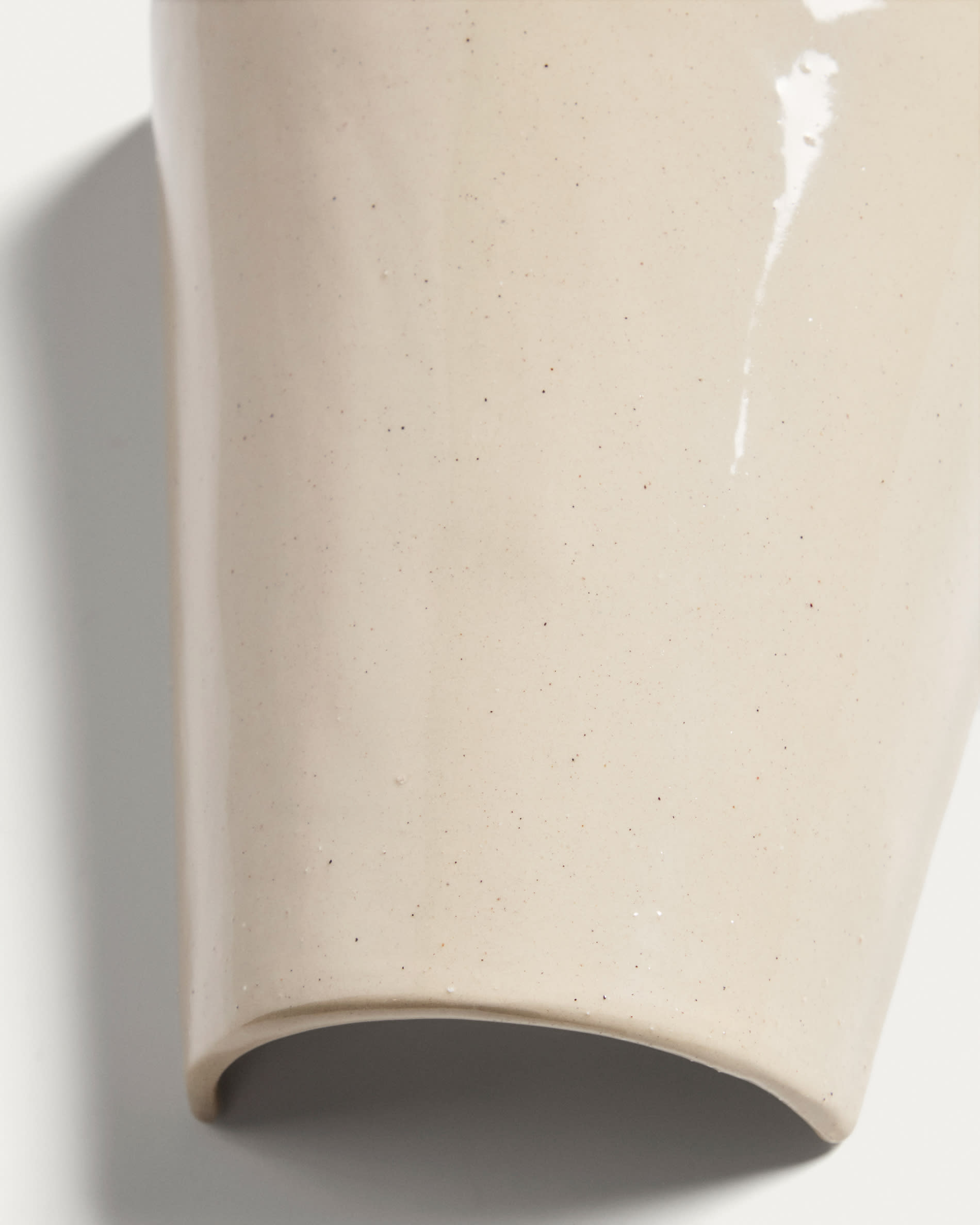 Ceren beige ceramic wall lamp 21 cm