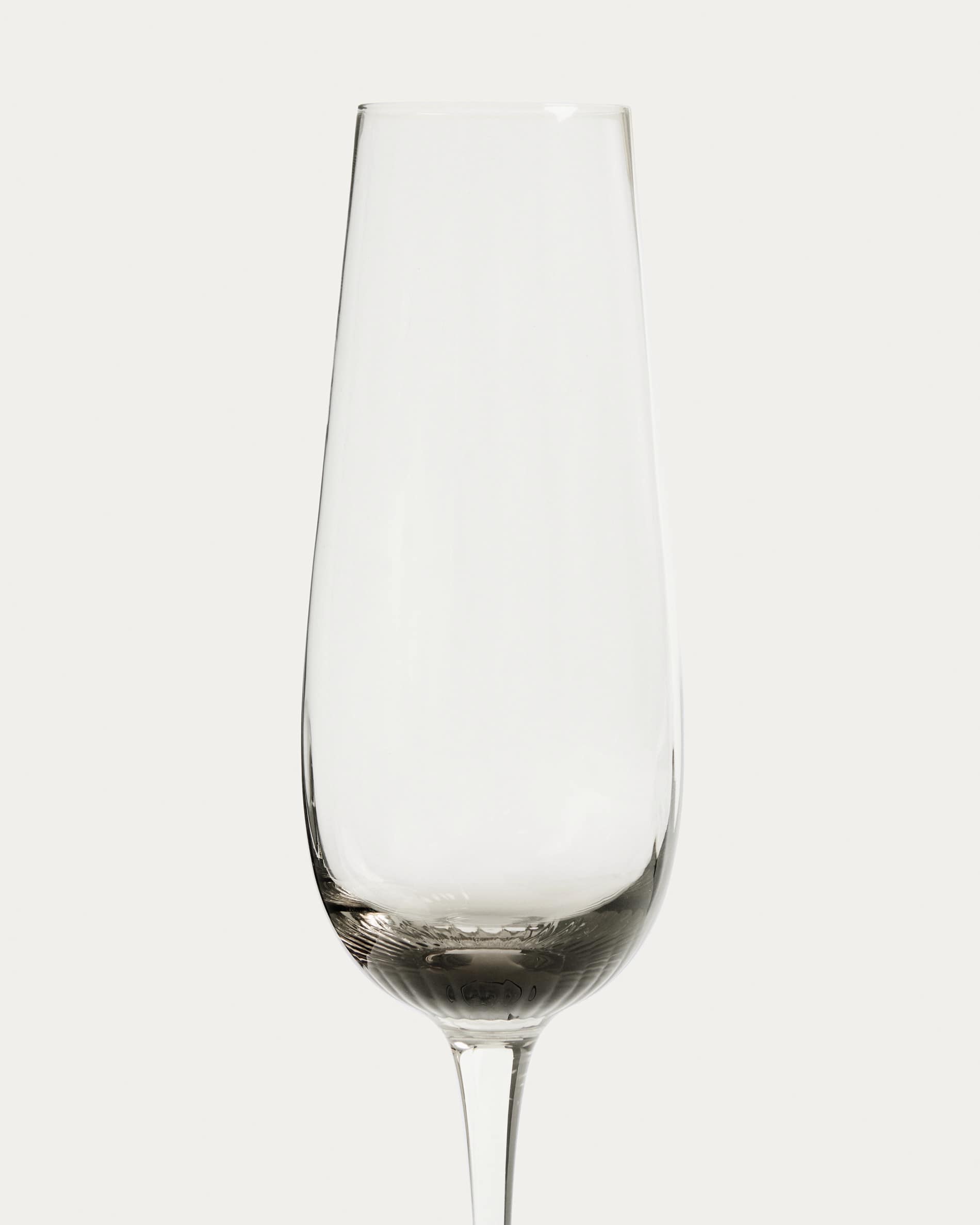 Davel grey champagne glass 21.5 cl
