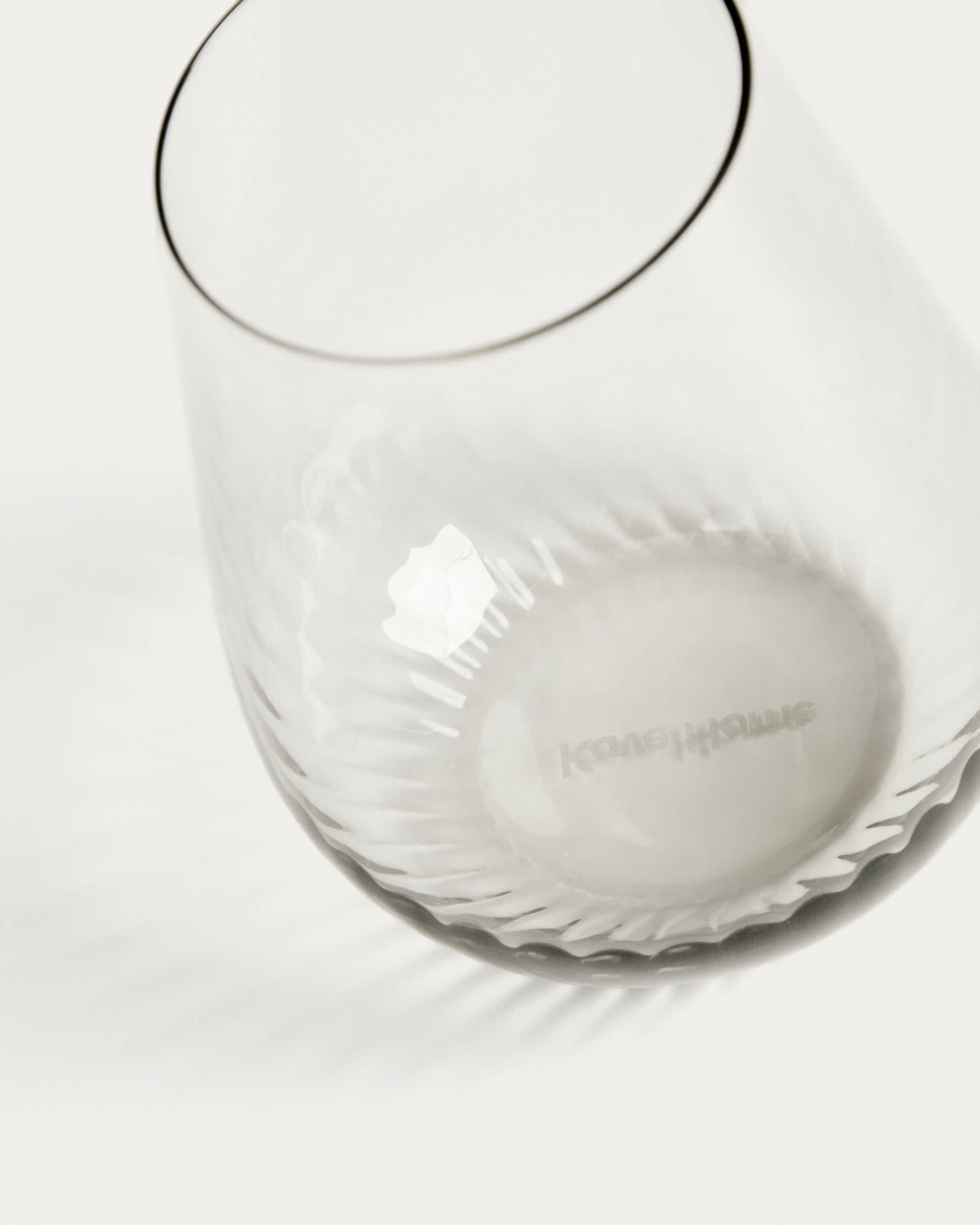 Davel grey drinking glass 42.5 cl
