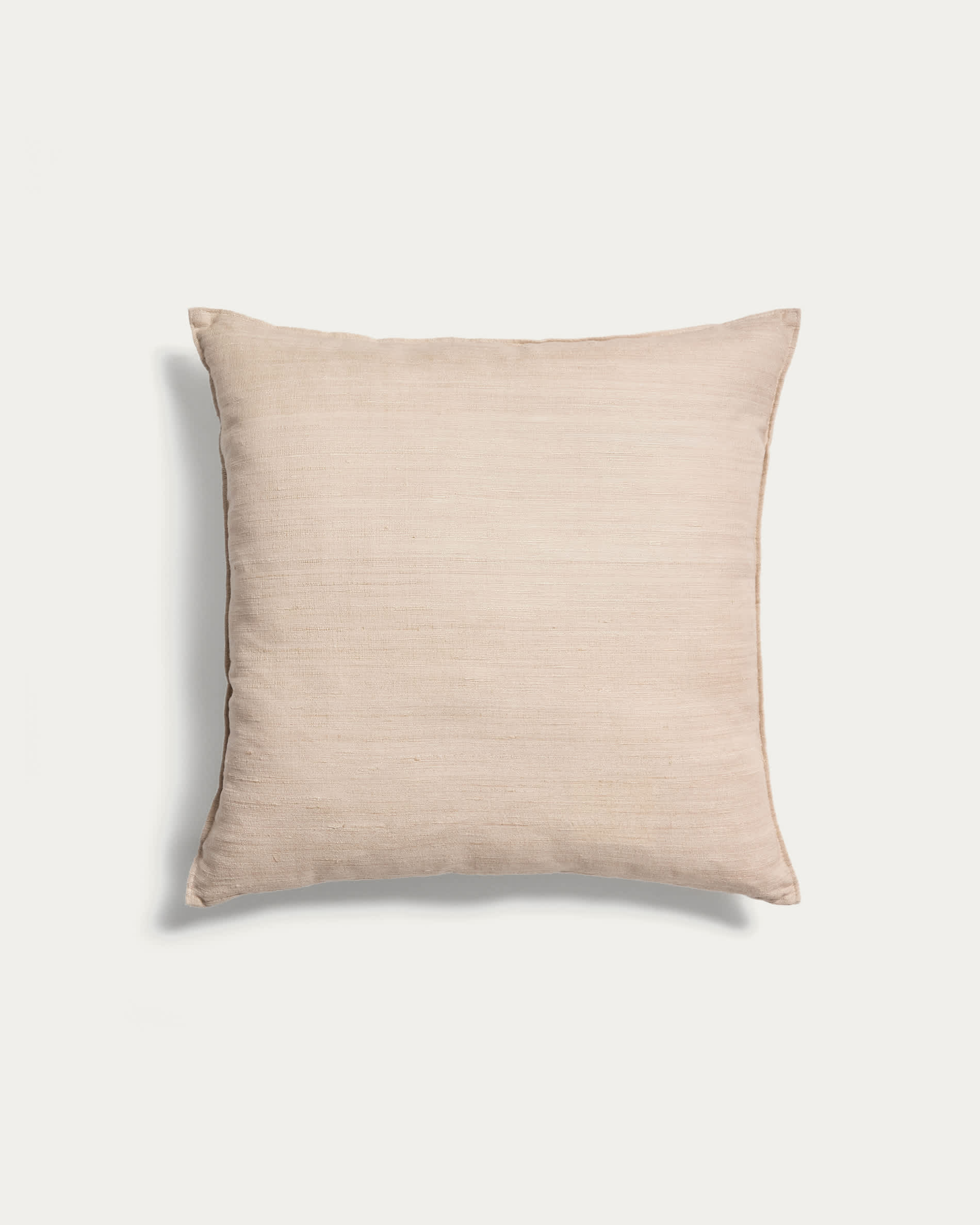 Brellet ecru silk cushion cover 45 x 45 cm