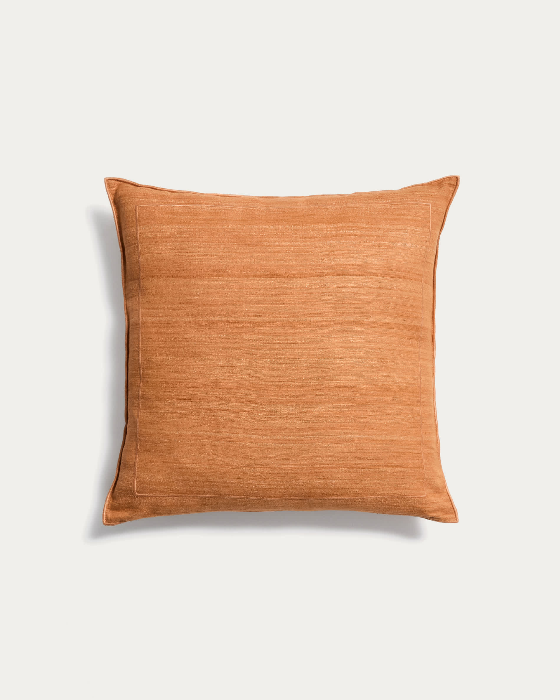 Brellet orange silk cushion cover 45 x 45 cm