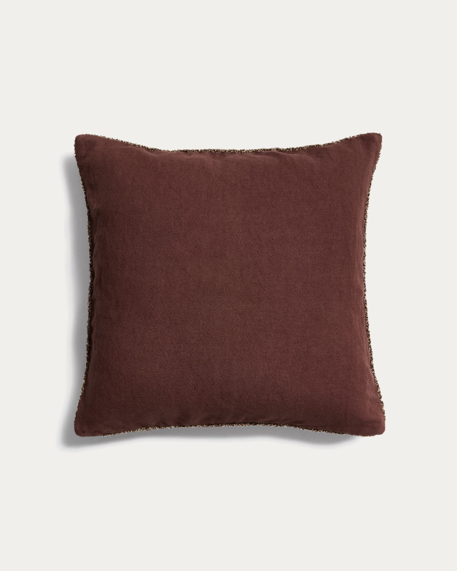Olinan brown bouclé melange cushion cover 50 x 50 cm