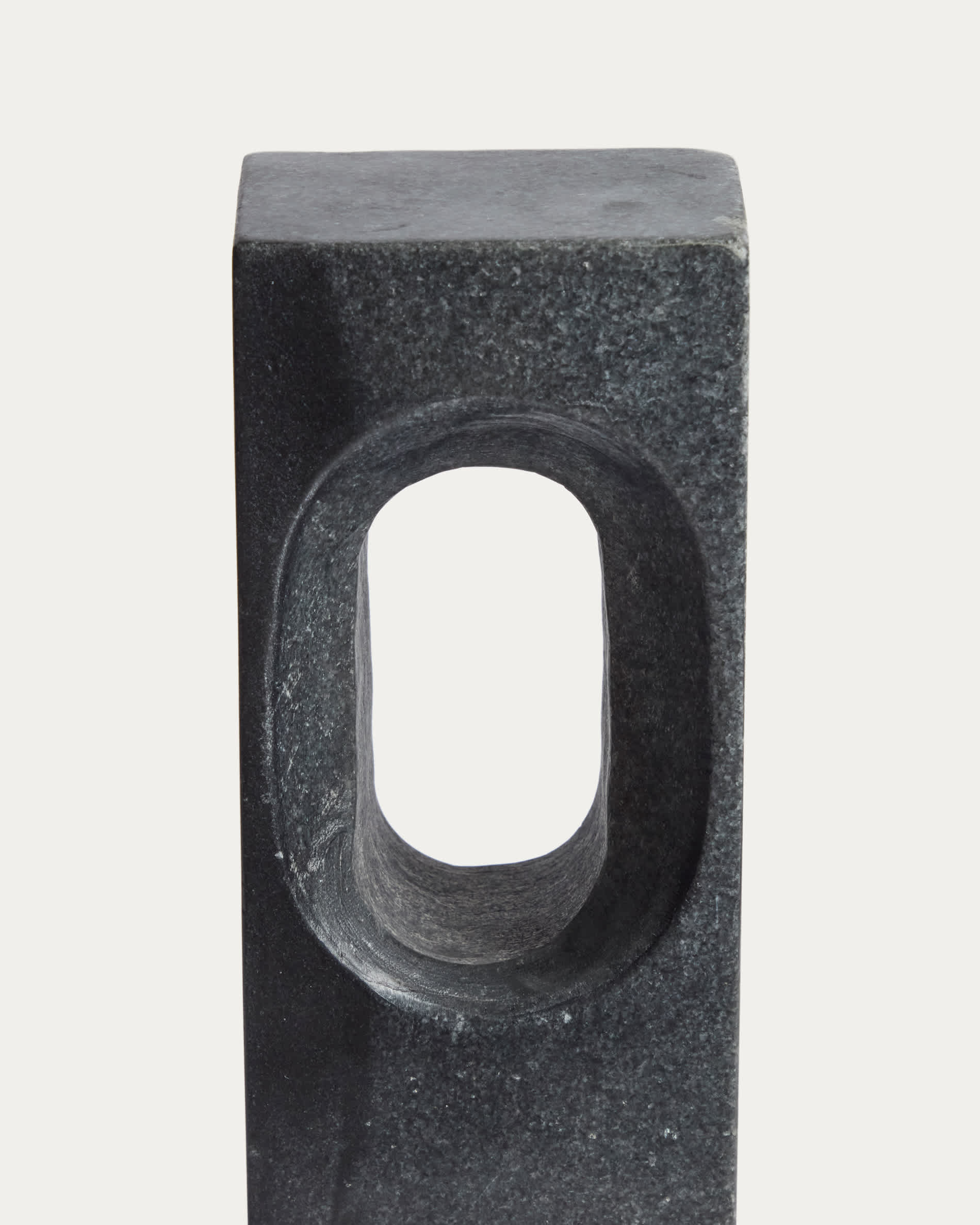 Tesh dark grey marble sculpture 36 cm
