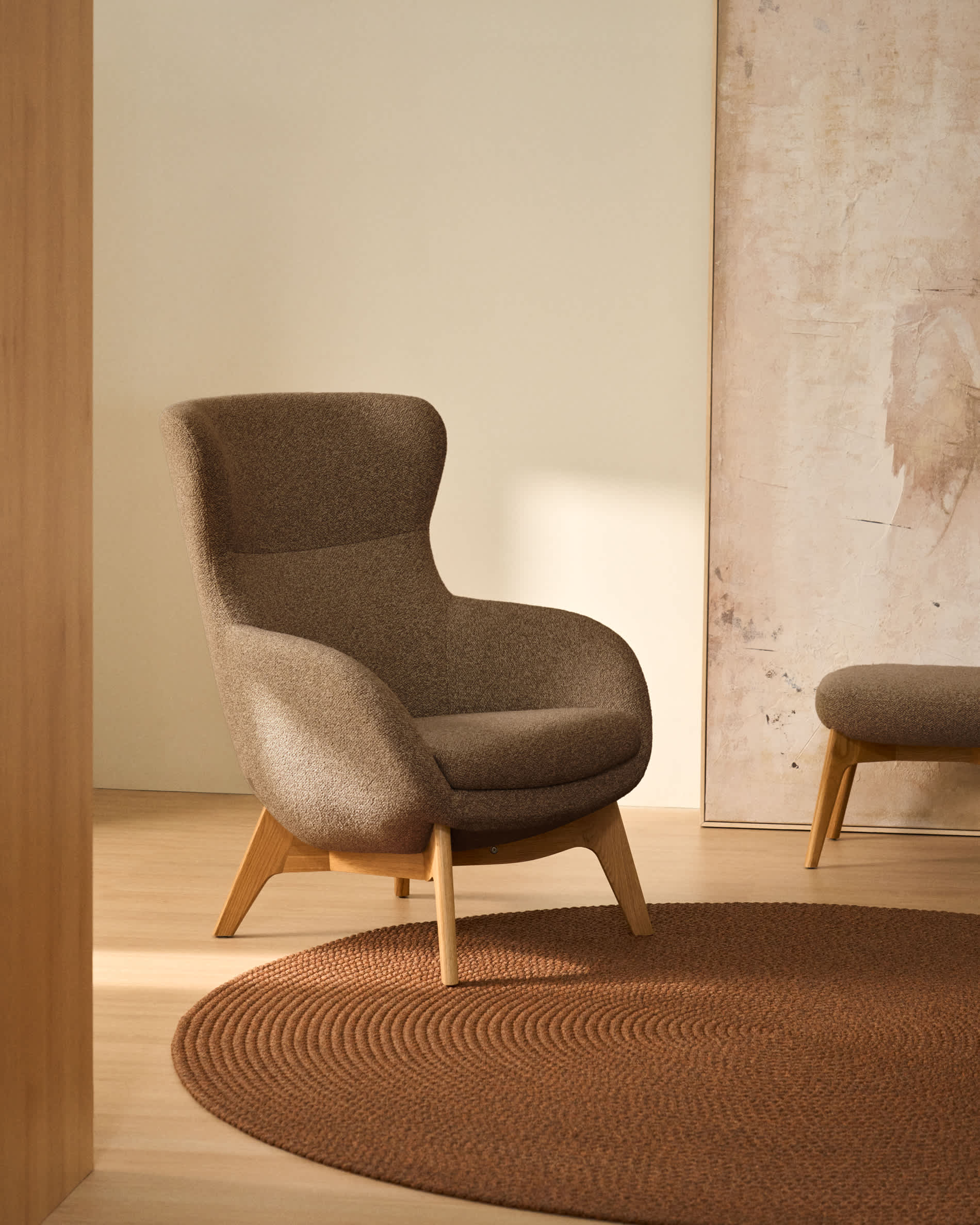 Fauteuil Adiran en chenille épaisse — Kave Home