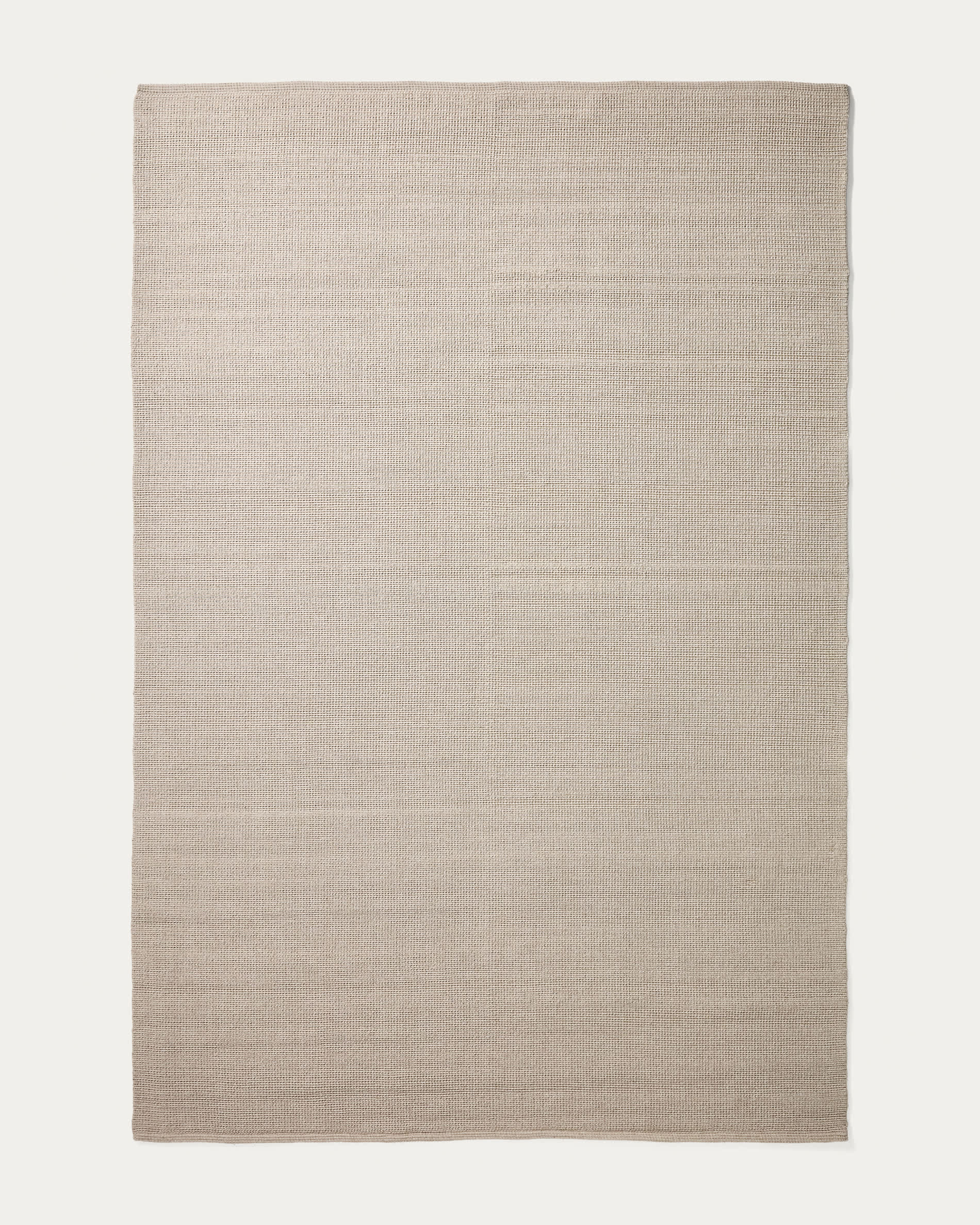 Kave Home - Alfombra Turiane de fibras sintéticas crudo 200 x 300 cm
