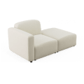 Neom 1 seater with end pouffe 169 x 89 cm