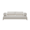 Compo 3-seater sofa with armrests grey structure 232 x 98 cm