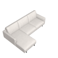 Galene 3 seater left side chaise 254 x 166 cm