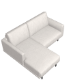 Galene 3 seater left side chaise 194 x 166 cm