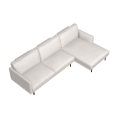 Galene 4 seater right side chaise 314 x 166 cm