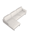 Galene 4 seater left side chaise 314 x 166 cm