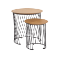 Leska set of 2 side tables