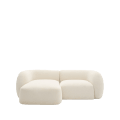 Martina 2-seater with left chaise longue 