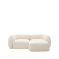 Martina 2-seater with right chaise longue 