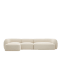 Martina 4-seater with left chaise longue 