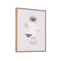 Milu sheep canvas 40 x 30 cm