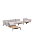 Sorells Ecksofa für 5 Personen mit 2 Tischen 277 x 446 cm