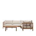 Sacova 5 seater corner sofa and coffee table set