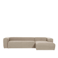 Blok 4 posti chaise destra 330 x 174 cm