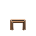 Litto set of 3 nesting tables 60 x 40 / 51 x 36 / 42 x 31 cm