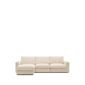 Alea 4-seater left chaise longue ↔ 310 cm