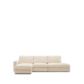 Alea 5-seater left chaise longue ↔ 340 cm