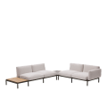 Sorells 4-seater corner sofa with 2 tables 353 x 316,5 cm
