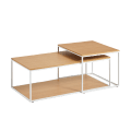 Yoana set of 2 nesting tables 50 x 55 / 100 x 55 cm