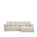 Marela 3-seater sofa bed with right chaise longue 276 cm