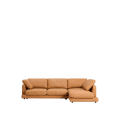 Lthgala 4-seater right chaise longue 300 cm