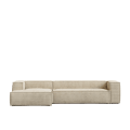 Blok 4-seater left chaise longue 330 cm