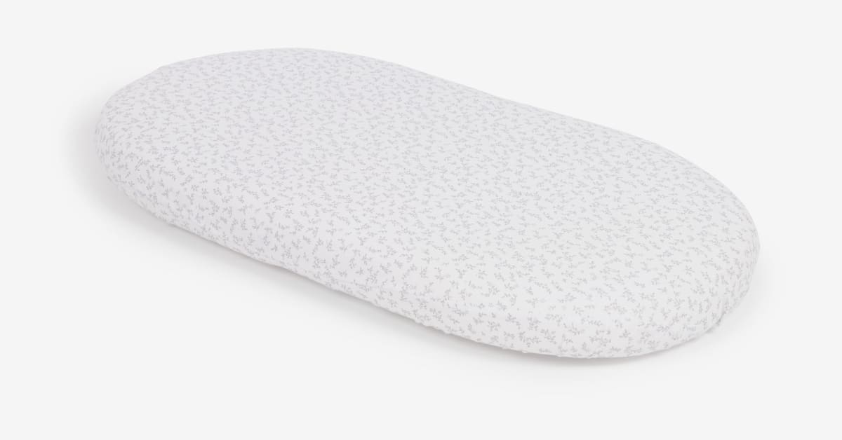 Yamile undersheet for cots 100 organic cotton (GOTS) in white with