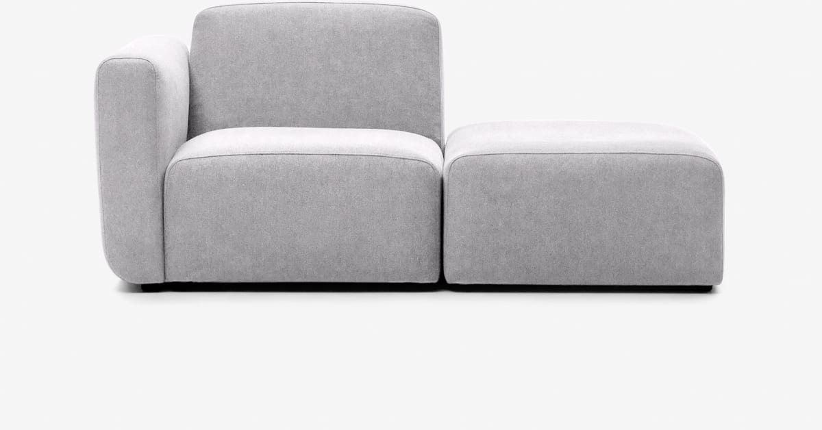 Neom 1 seater modular sofa with back module 169 cm in personalised ...