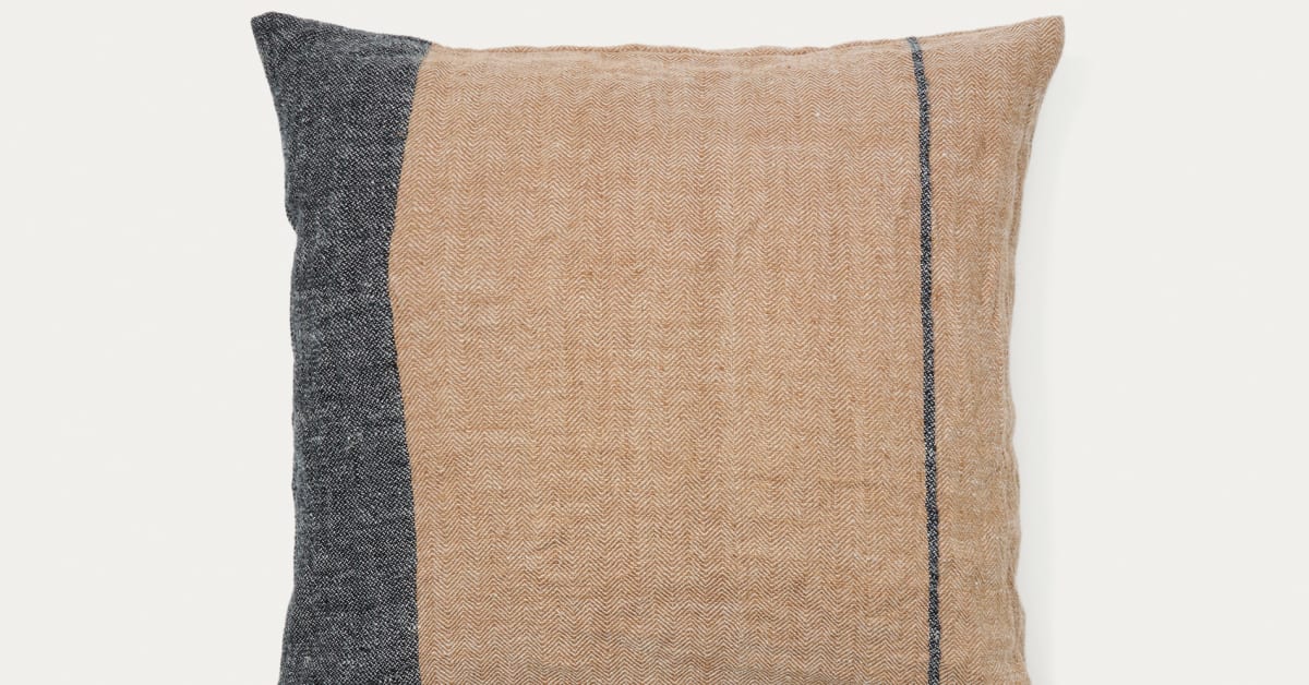 Drift Home - Hayden - Cojín Relleno de algodón 100% Reciclado - 43 x 43 cm en Color Crema